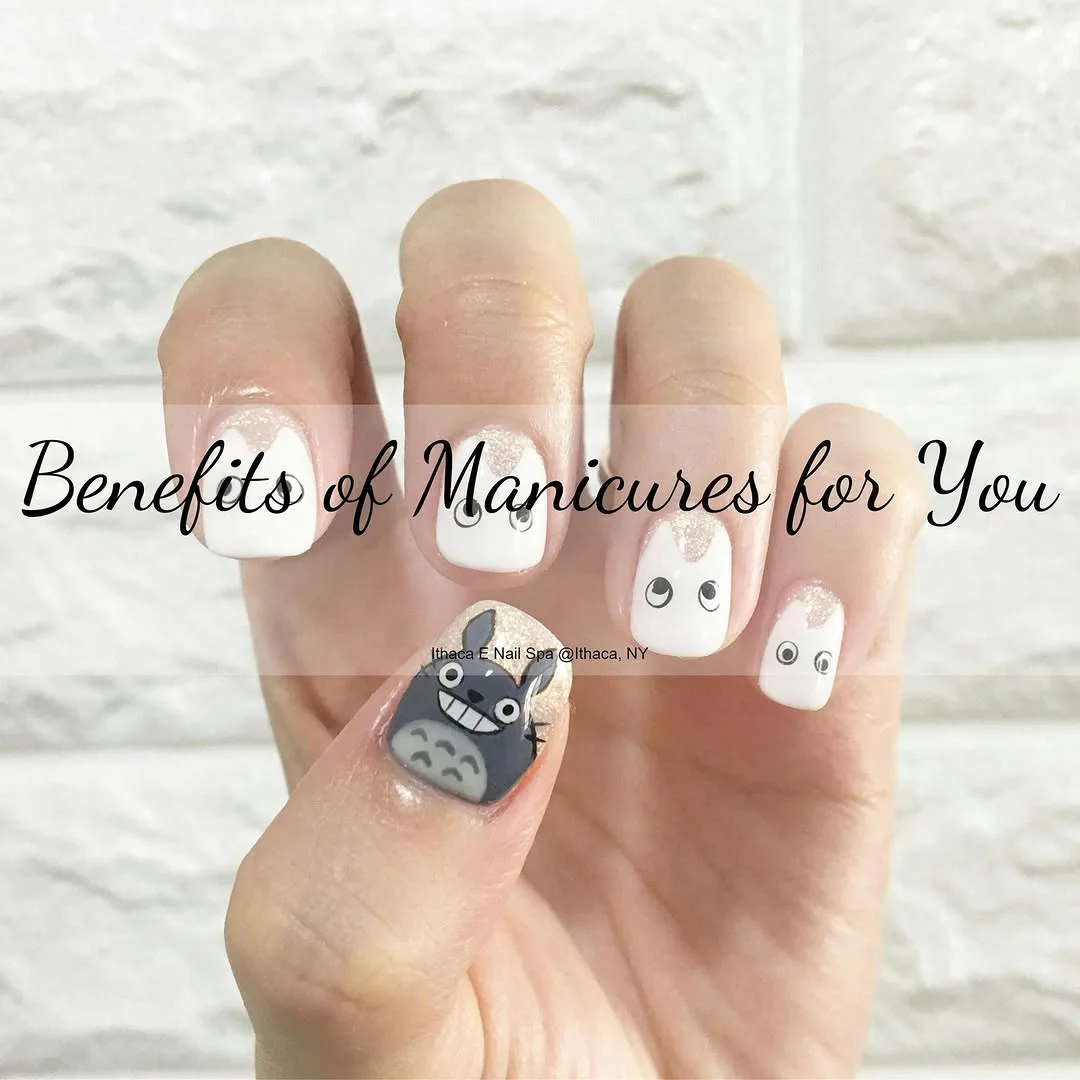 Manicure image with neutral polish